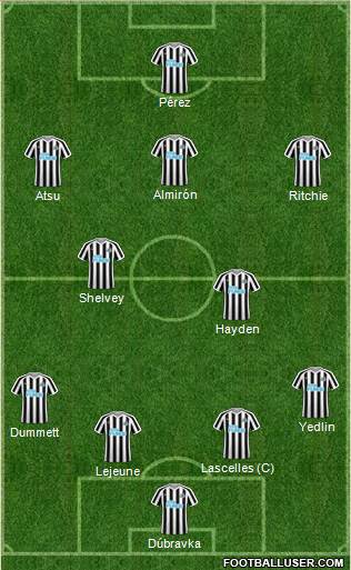 Newcastle United Formation 2019