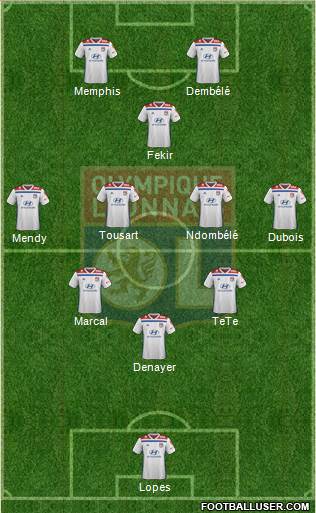 Olympique Lyonnais Formation 2019