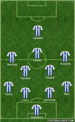 Brighton and Hove Albion Formation 2019