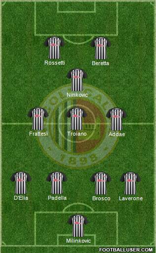 Ascoli 4-3-1-2 football formation