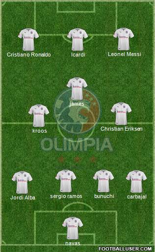 CD Olimpia Formation 2019