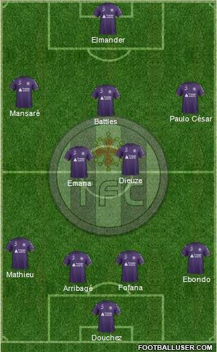 Toulouse Football Club Formation 2019