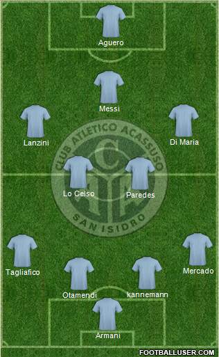 Acassuso football formation