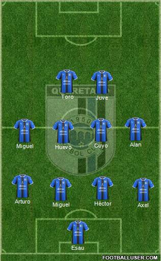 Club de Fútbol Gallos Blancos Formation 2019