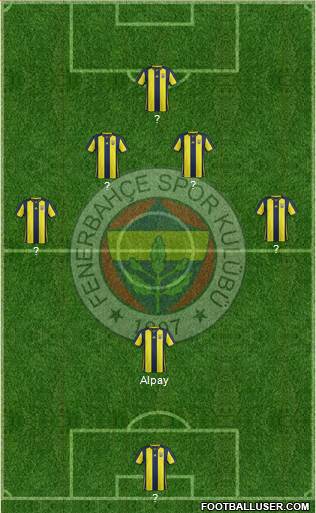 Fenerbahçe SK Formation 2019