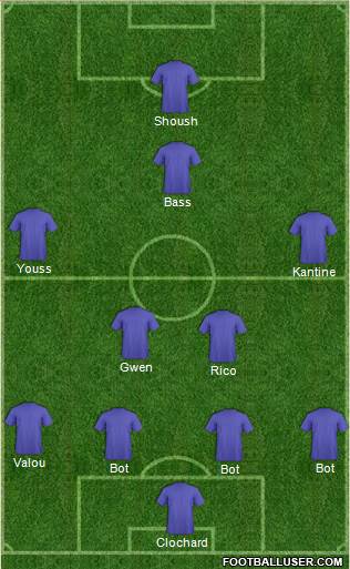 Pro Evolution Soccer Team Formation 2019