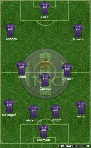 Toulouse Football Club Formation 2019