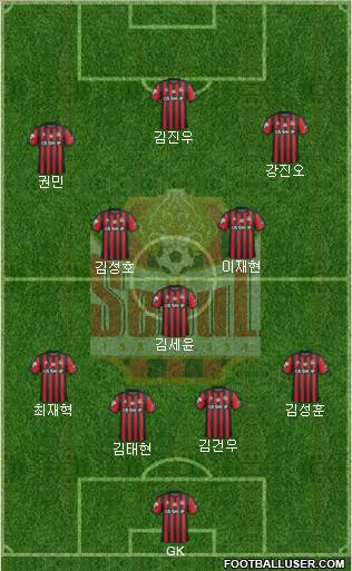 FC Seoul Formation 2019
