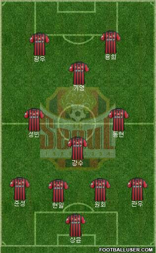 FC Seoul Formation 2019