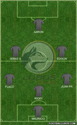 Club Lobos BUAP Formation 2019