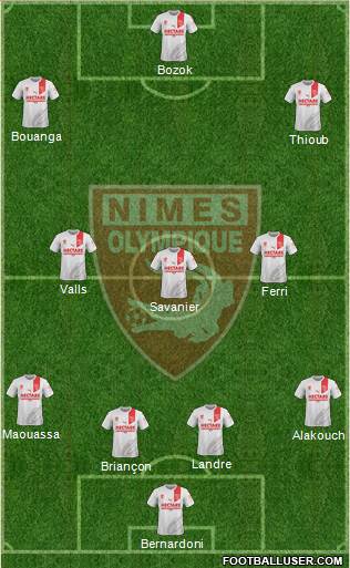 Nîmes Olympique Formation 2019