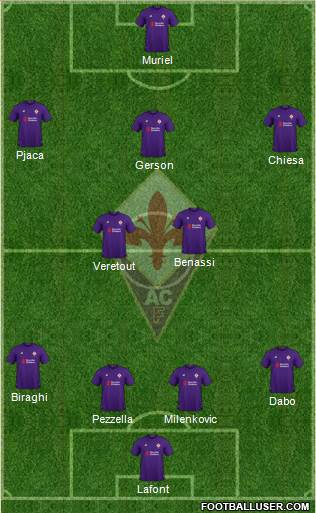 Fiorentina Formation 2019