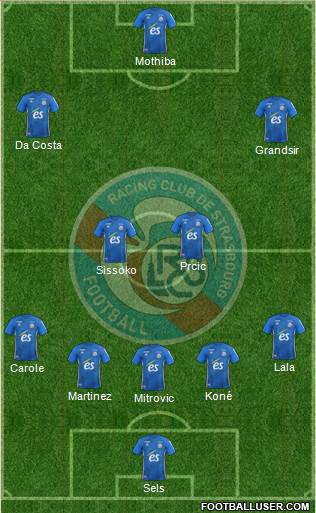 Racing Club de Strasbourg-Football Formation 2019