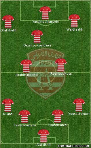 Club Africain Tunis Formation 2019