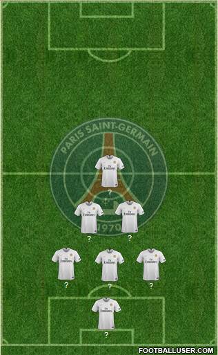 Paris Saint-Germain Formation 2019