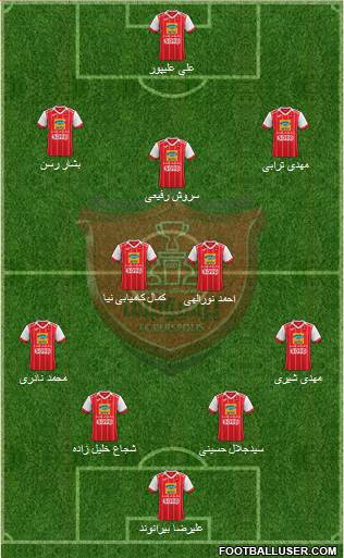 Persepolis Tehran Formation 2019