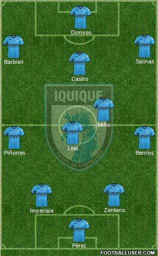 CD Municipal Iquique S.A.D.P. football formation