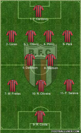 Botafogo FC (SP) Formation 2019