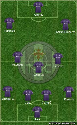 Toulouse Football Club Formation 2019