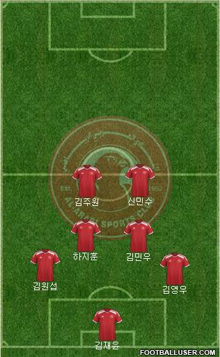 Al-Arabi Sports Club (QAT) Formation 2019