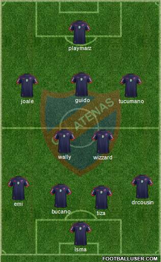 Club Atlético Atenas Formation 2019