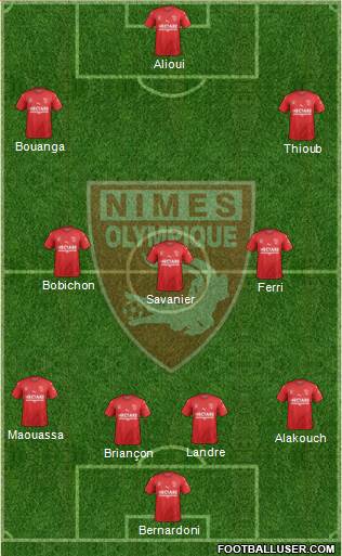 Nîmes Olympique Formation 2019