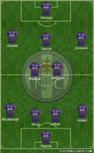 Toulouse Football Club Formation 2019