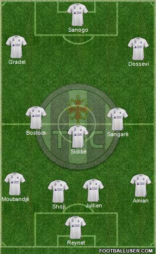Toulouse Football Club Formation 2019