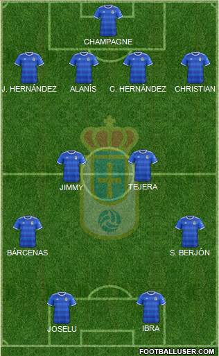 Real Oviedo S.A.D. Formation 2019