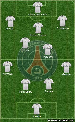 Paris Saint-Germain Formation 2019
