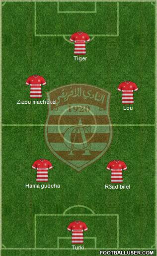 Club Africain Tunis Formation 2019