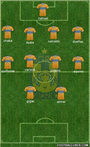 Club Universitario de Nuevo León Formation 2019