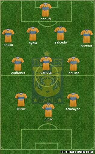 Club Universitario de Nuevo León Formation 2019