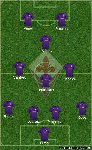 Fiorentina Formation 2019