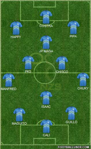 Slovenia football formation