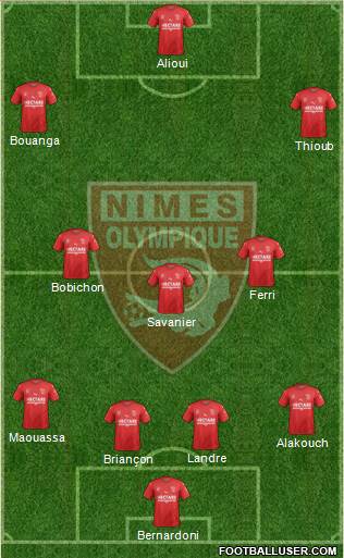 Nîmes Olympique Formation 2019