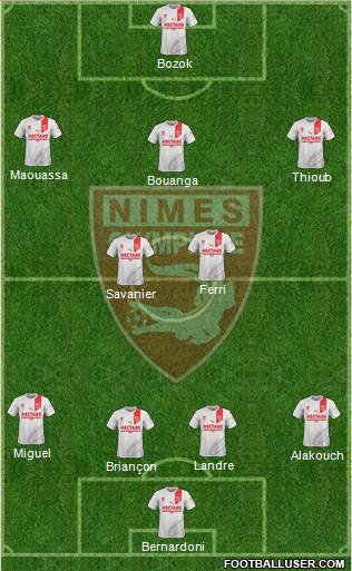 Nîmes Olympique Formation 2019