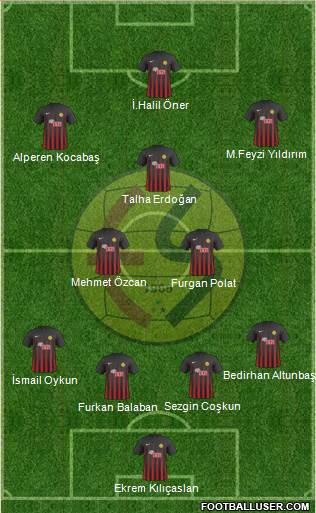 Eskisehirspor football formation