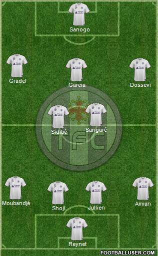 Toulouse Football Club Formation 2019