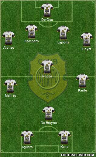 Olimpo de Bahía Blanca 4-3-3 football formation