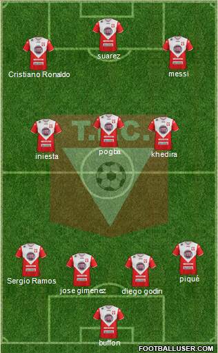 Tacuarembó Fútbol Club Formation 2019