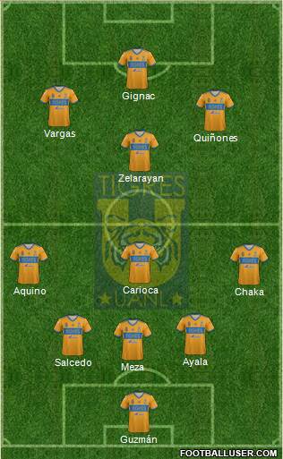 Club Universitario de Nuevo León Formation 2019