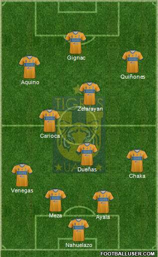 Club Universitario de Nuevo León Formation 2019
