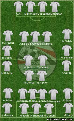 Egypt football formation