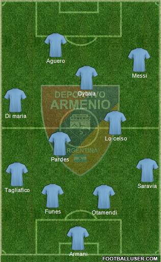 Deportivo Armenio Formation 2019