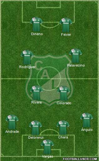 AC Deportivo Cali football formation