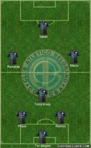 Belgrano de Córdoba football formation