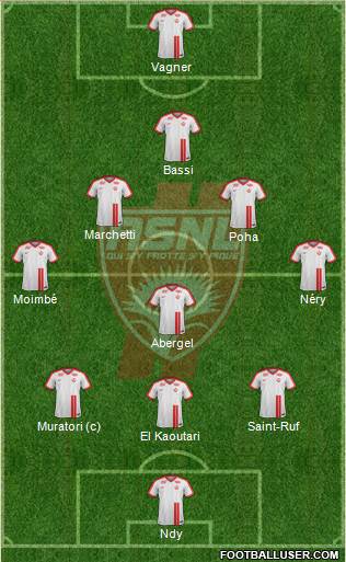 A.S. Nancy Lorraine football formation