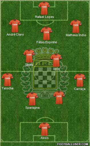 Boavista Futebol Clube - SAD 3-5-1-1 football formation