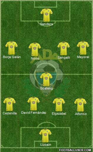 A.D. Alcorcón football formation